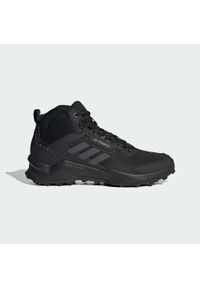 Adidas - Terrex AX4 Mid GORE-TEX Hiking Shoes. Kolor: czarny, szary, wielokolorowy. Materiał: guma, tkanina, materiał. Technologia: Gore-Tex. Model: Adidas Terrex #2