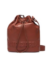 Patrizia Pepe Torebka 2B0126/L113 Brązowy. Kolor: brązowy. Materiał: skórzane #1