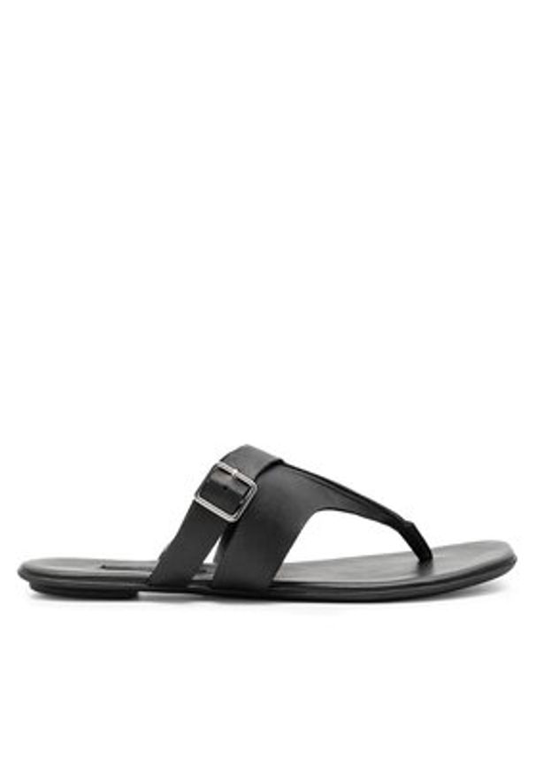 Gino Rossi Japonki YARA-6610 Czarny. Kolor: czarny. Materiał: skóra