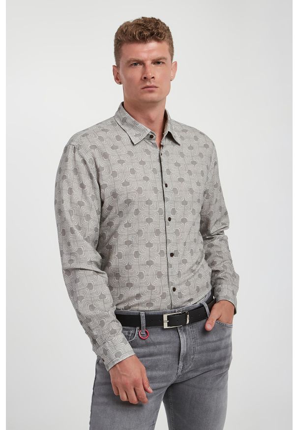 JOOP! Jeans - Koszula męska ze wzorem Hansen-W JOOP! JEANS