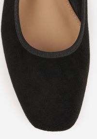 Renee - Czarne Balerinki z Zapięciem na Sprzączkę i Kwadratowym Noskiem Loratie. Zapięcie: sprzączka. Kolor: czarny #2