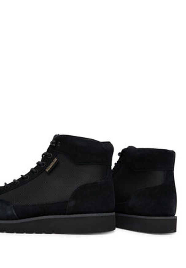Napapijri Sneakersy NP0A4HJY Czarny. Kolor: czarny. Materiał: skóra, zamsz