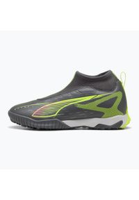 Puma - Buty piłkarskie dziecięce PUMA Ultra 5 Match+ LL TT + Mid Jr. Kolor: żółty. Sport: piłka nożna