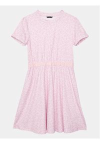 Guess Sukienka letnia J2YK16 KAZM0 Różowy Regular Fit. Kolor: różowy. Materiał: syntetyk. Sezon: lato #1
