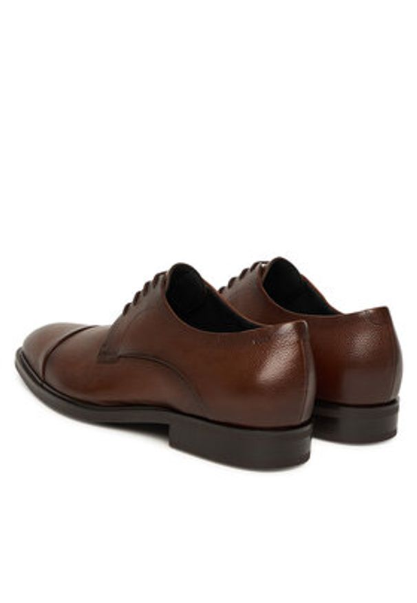 BOSS Półbuty P-Winslow 50549686 Brązowy. Kolor: brązowy. Materiał: skóra