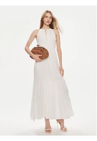 Dixie Sukienka letnia A207J021A Biały Regular Fit. Kolor: biały. Materiał: jedwab, wiskoza. Sezon: lato #5