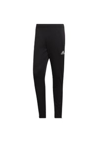 Adidas - Entrada 22 Training Pants. Kolor: czarny. Materiał: materiał, poliester. Sport: piłka nożna