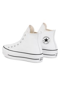 Converse Trampki Chuck Taylor All Star Lift Clean Hi 561676C Biały. Kolor: biały. Materiał: skóra #2