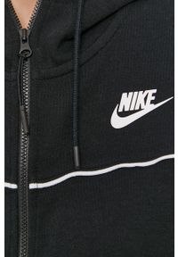 Nike Sportswear Bluza damska kolor czarny z kapturem z aplikacją. Okazja: na co dzień. Typ kołnierza: kaptur. Kolor: czarny. Wzór: aplikacja. Styl: casual #2