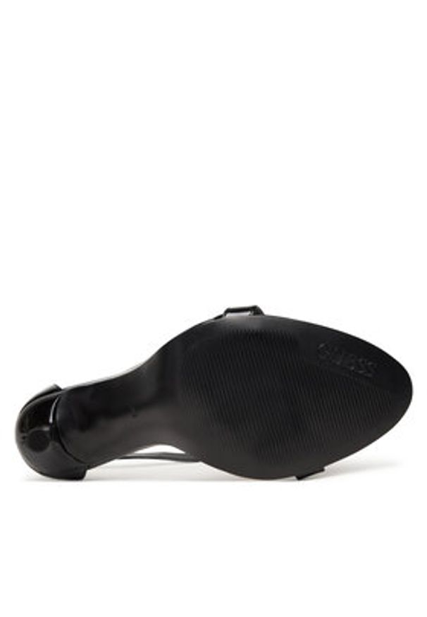 Guess Sandały FLPINS PAF03 Czarny. Kolor: czarny. Materiał: skóra