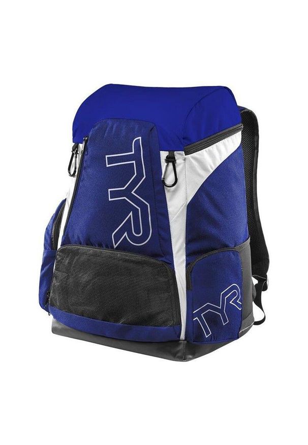 TYR - Plecak na basen unisex tyr alliance team backpack 45l. Kolor: biały, wielokolorowy, niebieski. Materiał: poliester