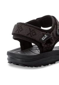 Jack Wolfskin Sandały Wave Breaker 4050291 Czarny. Kolor: czarny. Materiał: materiał #6