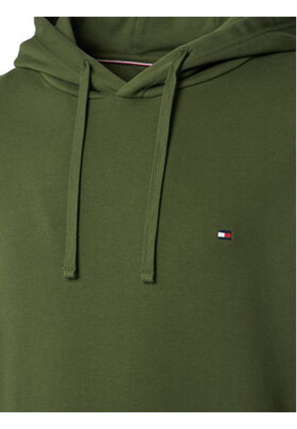 TOMMY HILFIGER - Tommy Hilfiger Bluza Essential MW0MW37235 Zielony Regular Fit. Kolor: zielony. Materiał: bawełna