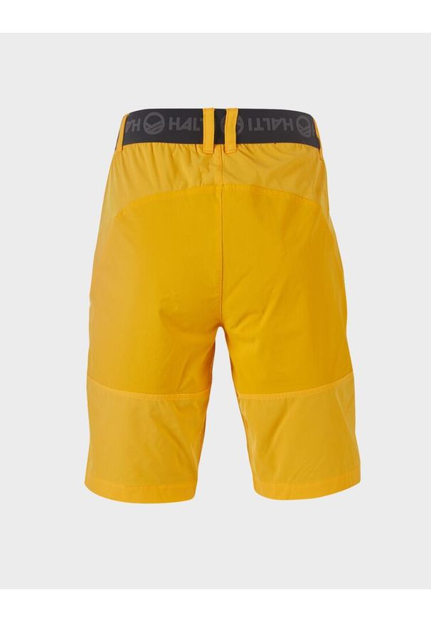 Spodenki trekkingowe damskie Halti Pallas X-Stretch Lite. Kolor: żółty. Długość: krótkie