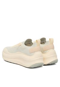 Calvin Klein Sneakersy Chunky Runner Lace Up Sock Knit YW0YW02033 Écru. Kolor: kremowy. Materiał: materiał #3