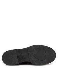Love Moschino - LOVE MOSCHINO Loafersy JA10094G1NIA000038 Czarny. Kolor: czarny. Materiał: skóra #4