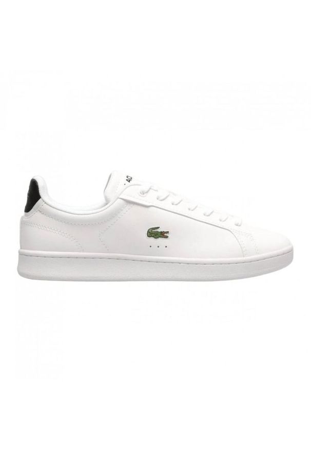 Buty Lacoste Carnaby Pro 123 8 M Sma745SMA0111147 białe. Kolor: biały. Materiał: materiał, syntetyk, tkanina, skóra. Szerokość cholewki: normalna