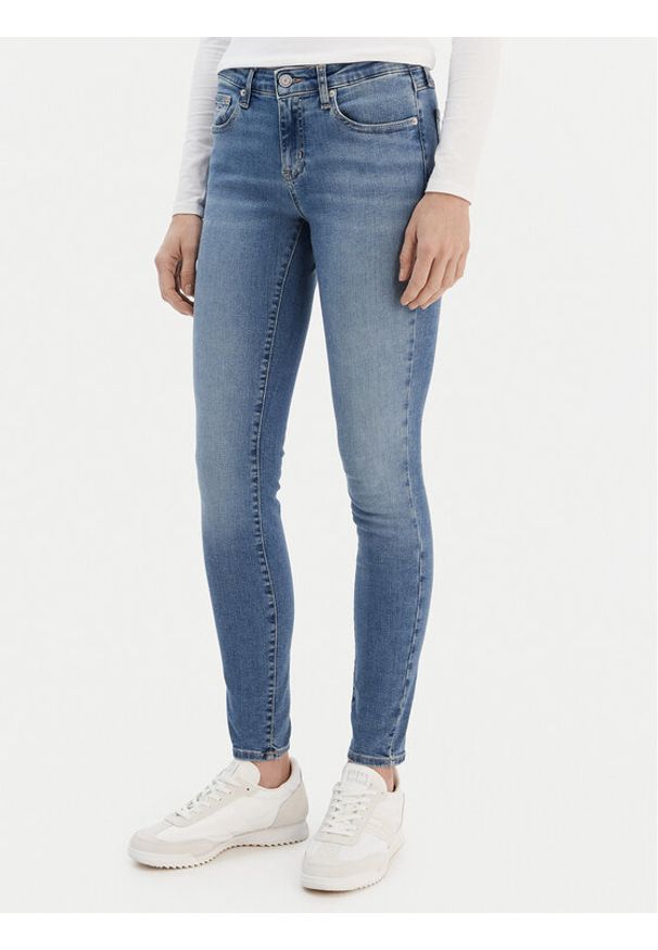 Tommy Jeans Jeansy Sophie DW0DW19530 Niebieski Skinny Fit. Kolor: niebieski