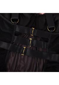 Intica - Body z paseczkami na wieczór regulowane wycięcia Ticuta. Kolor: zielony. Materiał: materiał. Wzór: paski #8