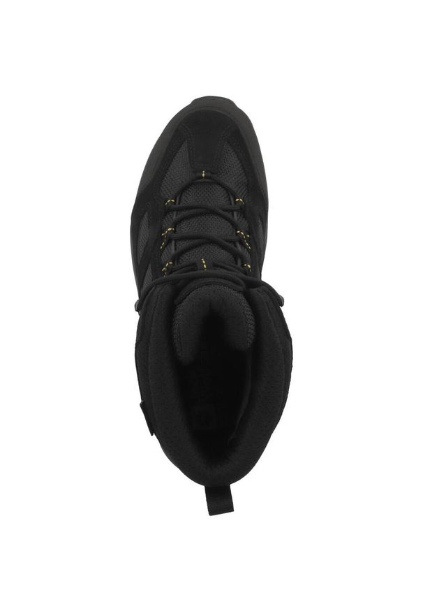 Buty trekkingowe męskie Jack Wolfskin Vojo 3 Texapore Mid. Kolor: czarny. Materiał: guma, skóra, syntetyk, materiał, tkanina. Szerokość cholewki: normalna