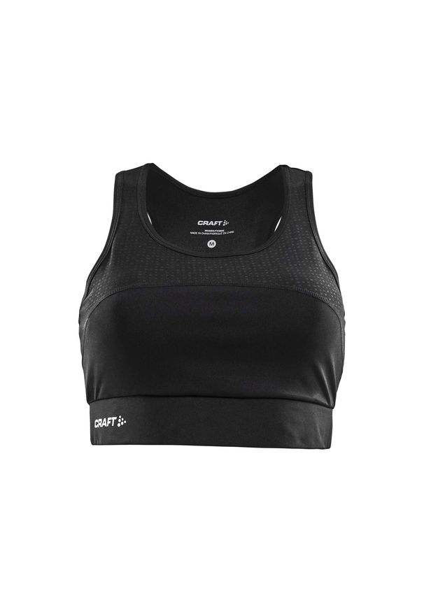 Koszulka treningowa damska Craft 1907370999000. Kolor: czarny. Materiał: poliester. Długość rękawa: bez rękawów. Sport: fitness