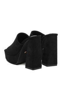 DeeZee Klapki F7979-1 Czarny. Kolor: czarny. Materiał: materiał #7