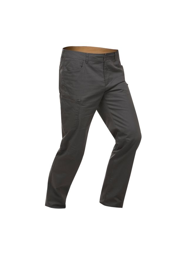 quechua - Spodnie turystyczne męskie Quechua NH500 Regular. Materiał: bawełna, poliester, materiał, elastan