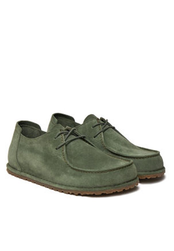 Birkenstock Półbuty Utti Lace 1030109 Zielony. Kolor: zielony. Materiał: zamsz, skóra