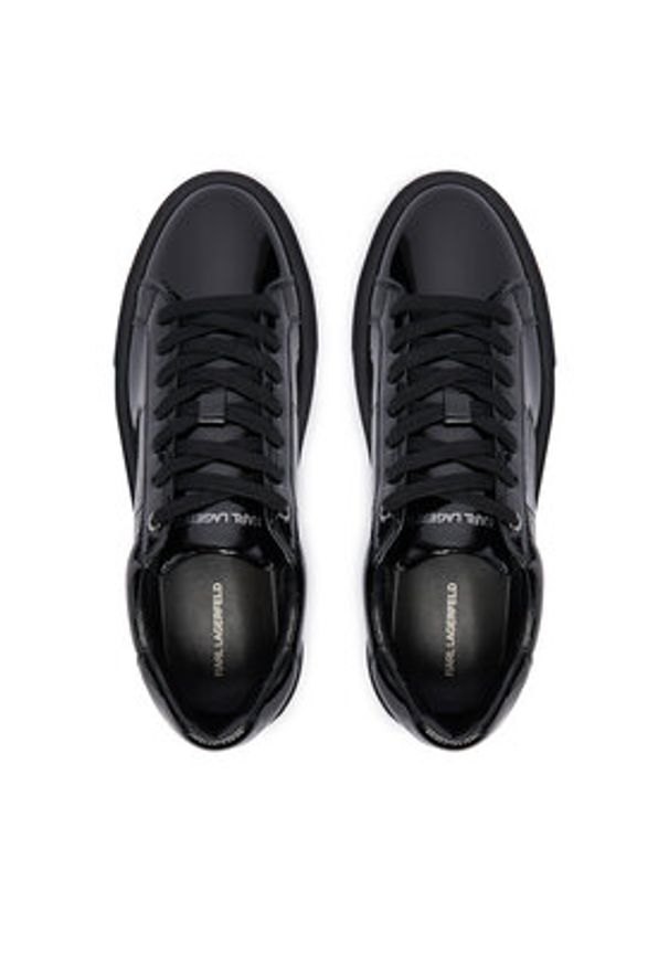 Karl Lagerfeld - KARL LAGERFELD Sneakersy KL52214 Czarny. Kolor: czarny. Materiał: skóra