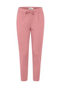 ICHI Spodnie materiałowe 20104757 Różowy Slim Fit. Kolor: różowy. Materiał: syntetyk #4