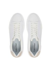 Calvin Klein Sneakersy Chunky Cupsole Laceup Lth Bt Aop HM0HM02070 Biały. Kolor: biały. Materiał: skóra #2