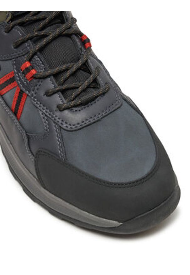 Geox Sneakersy U TERRESTRE B ABX U46EZF 0MEEK C4002 Czarny. Kolor: czarny. Materiał: skóra