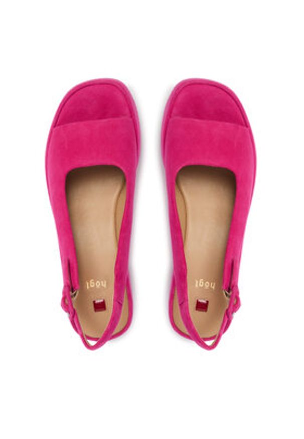 HÖGL Sandały 1-102512 Różowy. Kolor: różowy. Materiał: skóra, welur