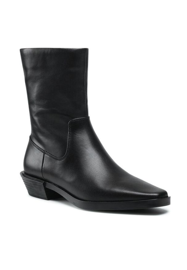 Gino Rossi Botki V803-02-1 Czarny. Kolor: czarny. Materiał: skóra