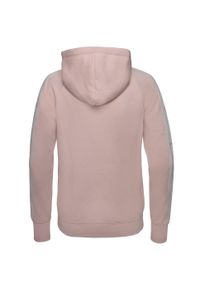 Champion - Bluza trekking damska Hoodie. Typ kołnierza: kaptur. Kolor: różowy. Materiał: bawełna, poliester. Wzór: gładki. Sport: turystyka piesza #2