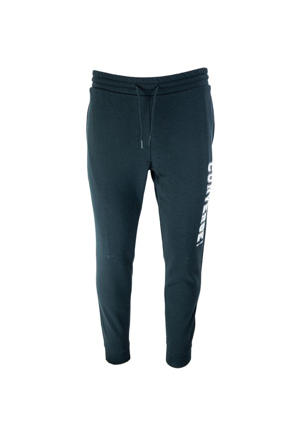 Spodnie damskie Converse All Star Single Screen. Kolor: czarny. Materiał: bawełna, materiał. Sport: skateboard