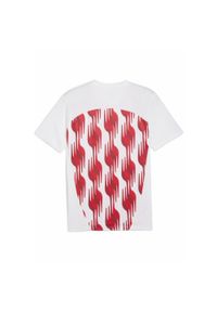 Puma - Męska koszulka przedmeczowa Girona FC PUMA White Red. Kolor: biały, czerwony, wielokolorowy