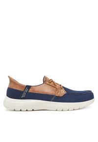 skechers - Skechers Mokasyny On-The-Go Flex-Palmilla 136536/NVY Granatowy. Kolor: niebieski. Materiał: materiał #1