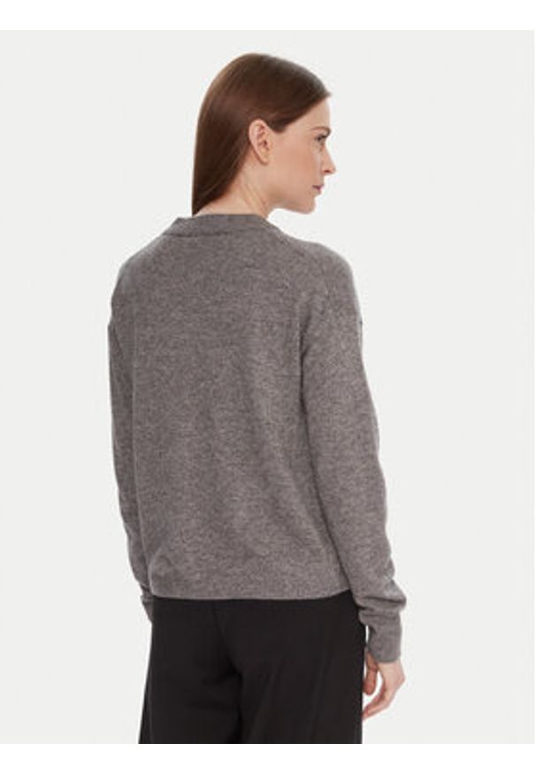 United Colors of Benetton - United Colors Of Benetton Sweter 102HD4032 Szary Relaxed Fit. Kolor: szary. Materiał: syntetyk