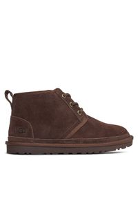 Ugg Botki 1094269-BCDR Czarny. Kolor: brązowy. Materiał: zamsz, skóra