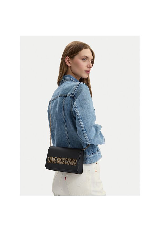 Love Moschino - Torebka LOVE MOSCHINO. Kolor: czarny