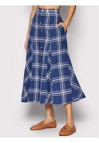 Polo Ralph Lauren Spódnica trapezowa 211857022001 Niebieski Regular Fit. Kolor: niebieski. Materiał: bawełna #1