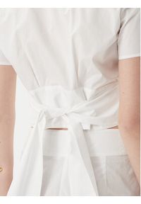 Patrizia Pepe Bluzka 2C1672/A9B9-W103 Biały Regular Fit. Kolor: biały. Materiał: bawełna #3