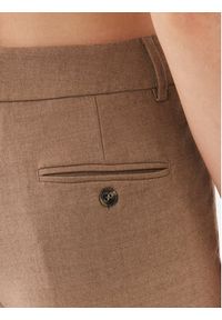 Weekend Max Mara Spodnie materiałowe Freccia 23513611 Beżowy Slim Fit. Kolor: beżowy. Materiał: materiał, wełna