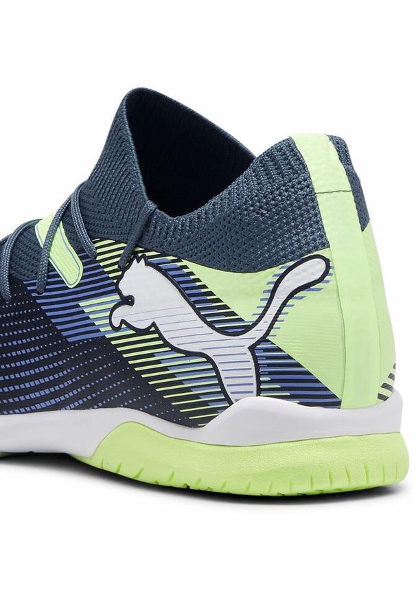 Buty piłkarskie męskie Puma Furure 7 Match It. Kolor: biały, wielokolorowy, żółty, szary. Materiał: syntetyk, materiał. Szerokość cholewki: normalna. Sport: piłka nożna
