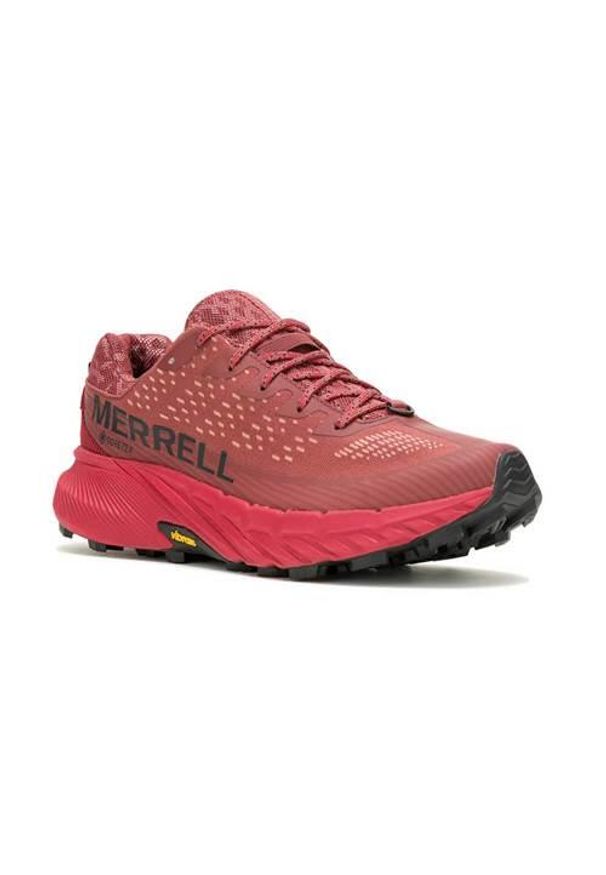 Buty do biegania męskie Merrell Agility Peak 5 Gtx. Kolor: czerwony. Materiał: syntetyk, materiał. Szerokość cholewki: normalna. Sport: bieganie