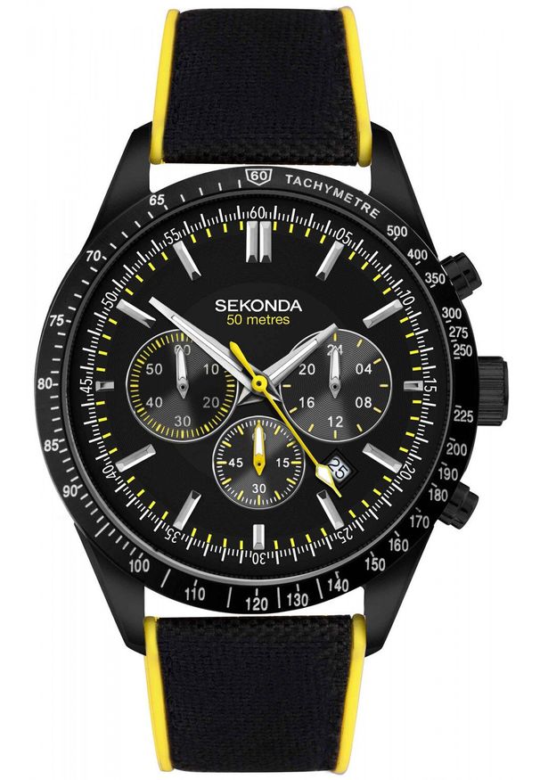 Zegarek Sekonda Zegarek męski Sekonda 30018 czarny. Kolor: czarny