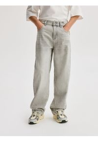 Reserved - Jeansy straight - jasnoszary. Kolor: szary