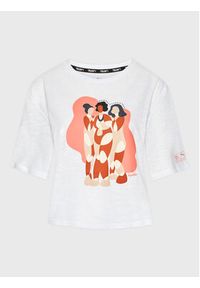 Puma T-Shirt Nextgen Artist Series 522596 Biały Relaxed Fit. Kolor: biały. Materiał: syntetyk, bawełna