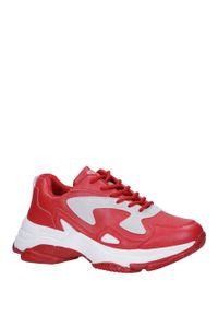 Casu - Czerwone buty sportowe sneakersy sznurowane casu ds13003. Kolor: czerwony #1